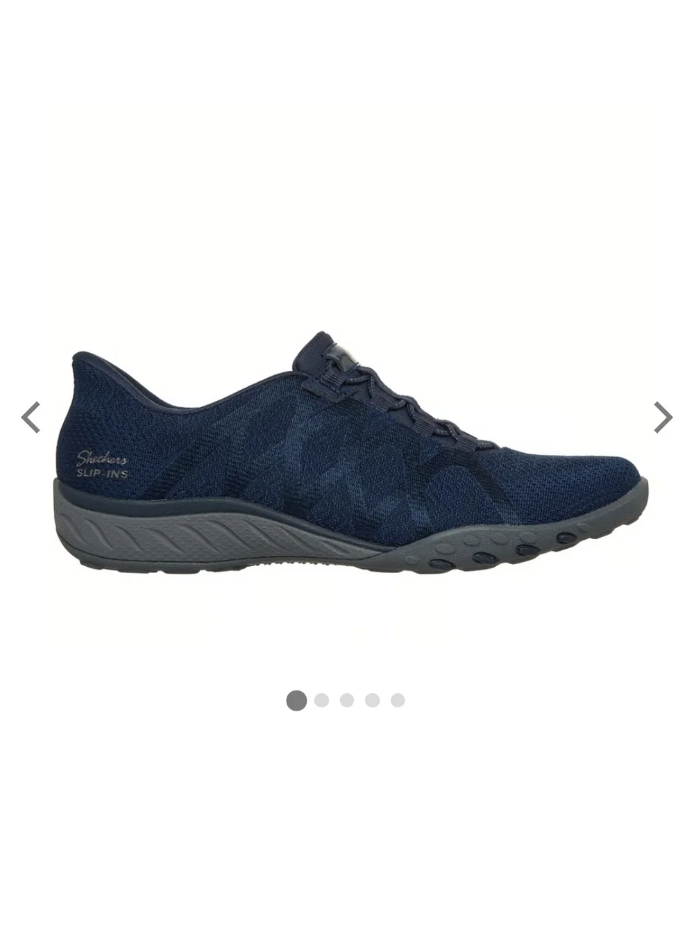 •Skechers• Air-Cooled Memory Foam Relaxed Fit Navy Slip-On Athletic Shoes